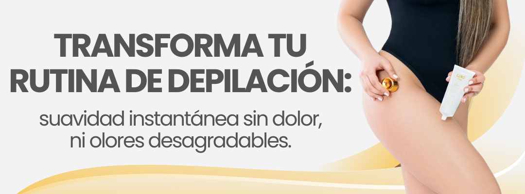 Crema depilatoria con Vitamina E y Aloe Vera