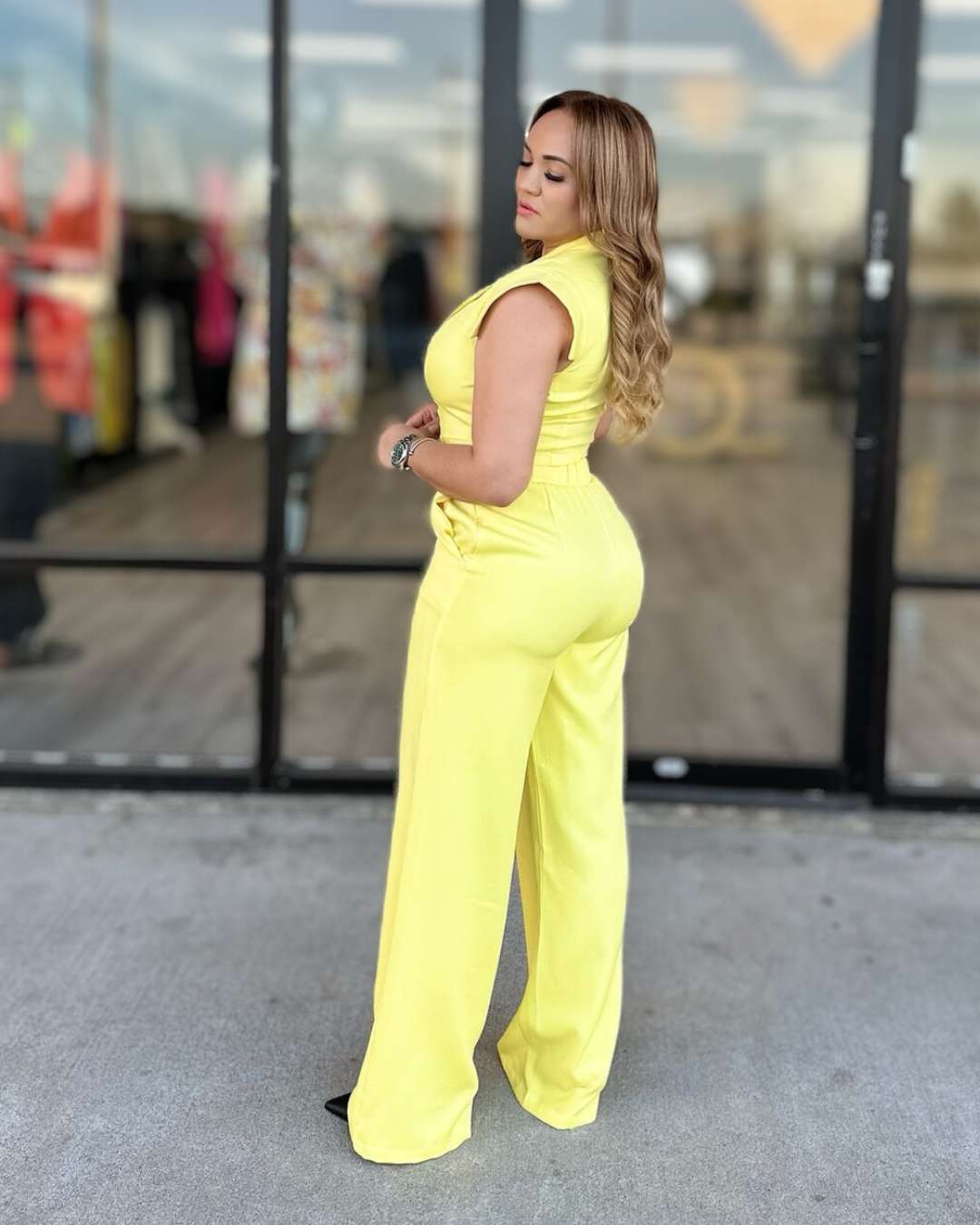 Set Amarillo Pantalon + Chaleco