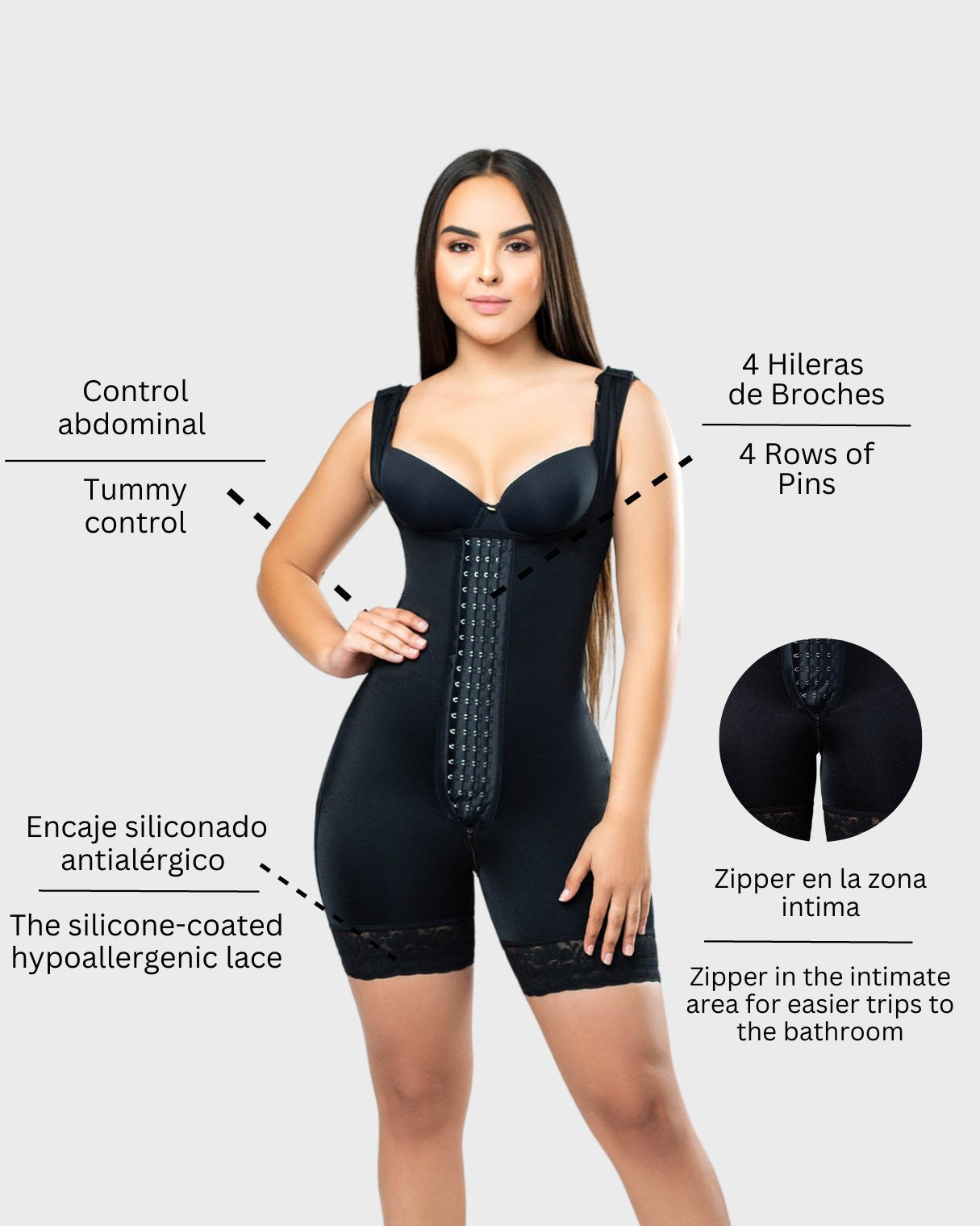 Fajas Colombianas Reductoras  Full Body Compression Garment – tagged  Postpartum – Shapes Secrets Fajas