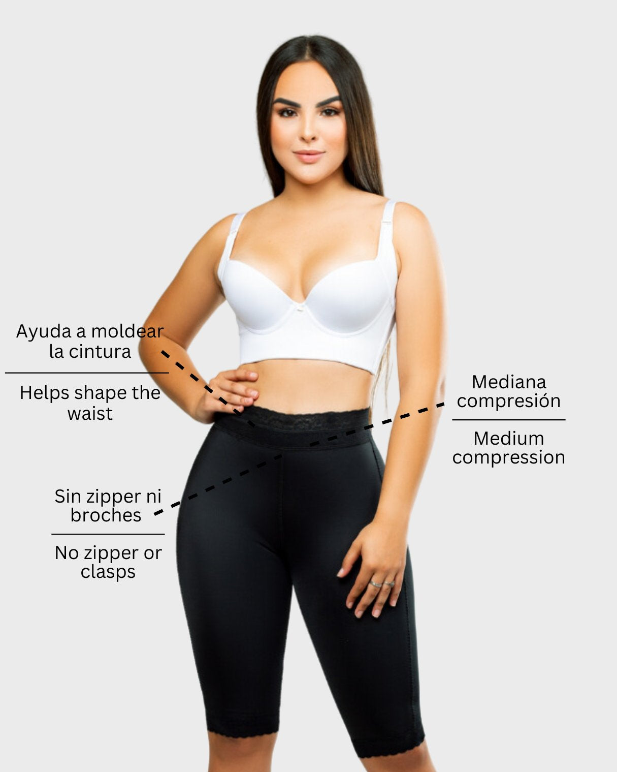 BLACK BODY SHAPER HILLARY – LUXO BOUTIQUE