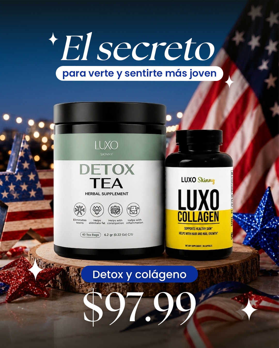 Colageno + Tea Detox