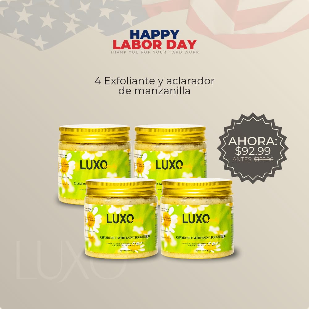 4 Exfoliantes aclaradores