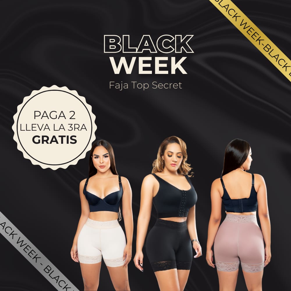 Faja short Top Secret con levantamiento de glúteos