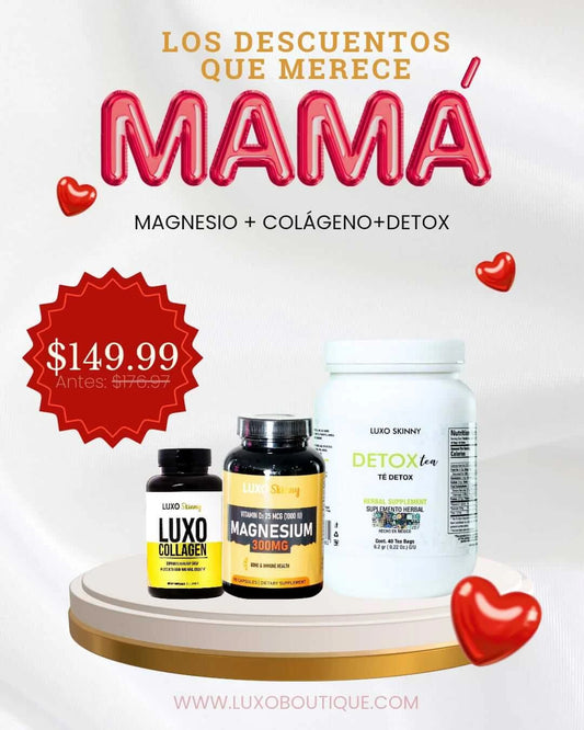 Kit para mejorar tu salud Magnesio + Colágeno + Detox