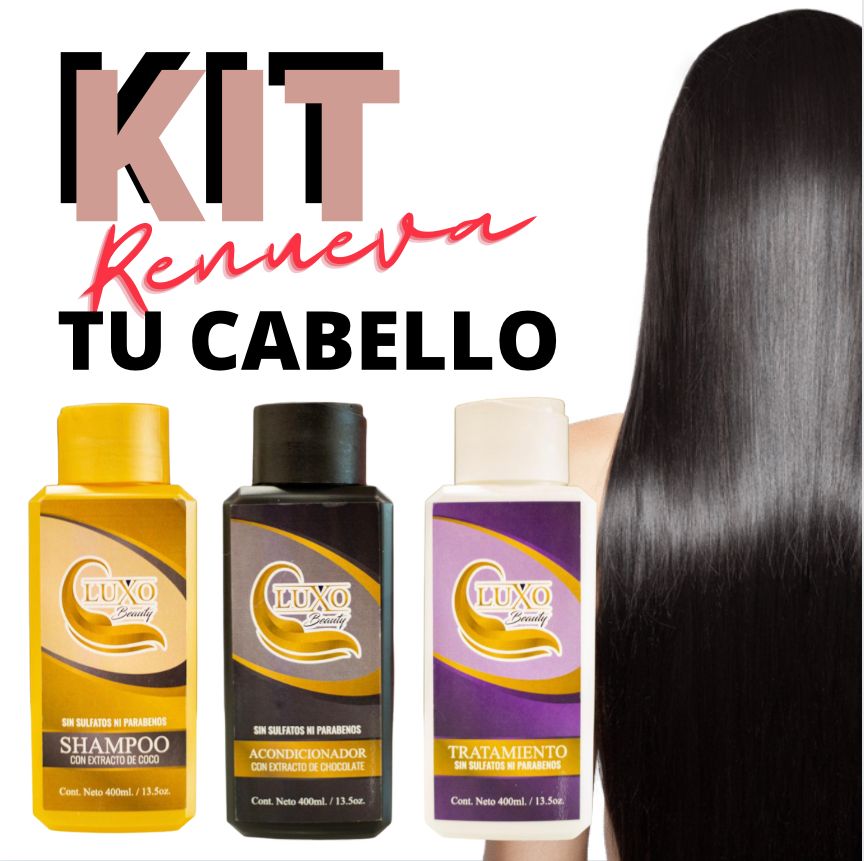 SHAMPOO, CONDITIONER AND TREATMENT HAIR KIT
